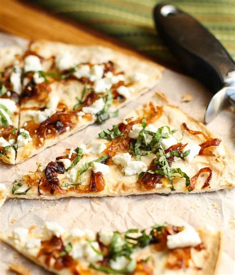 Caramelized Onion and Goat Cheese Flatbread