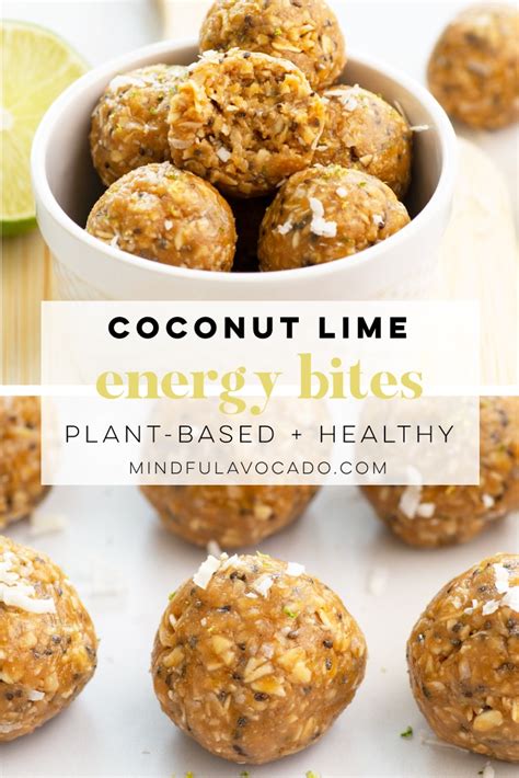 Coconut Lime Energy Bites for On-the-Go