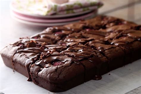 Decadent Chocolate Raspberry Brownies