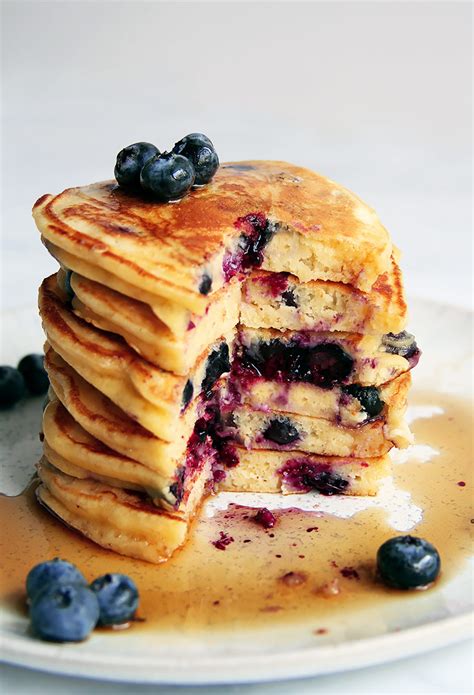 Fluffy Blueberry Pancakes Recipe
