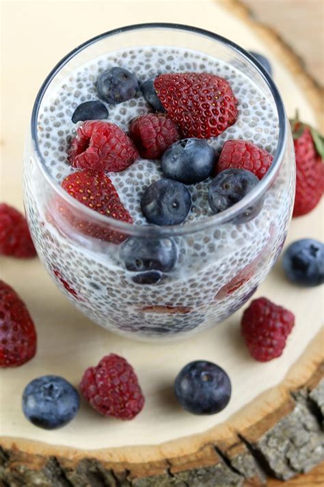 Luscious Berry Chia Seed Pudding