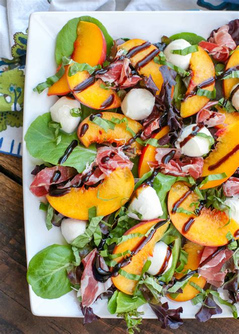Summer Sizzle: Grilled Peach Caprese Salad