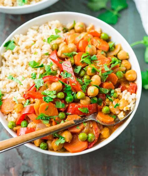 Vegan Coconut Curry with Chickpeas - Plant-Based Comfort